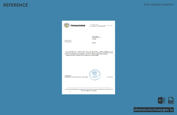 Russland Tinkoff Referenz USD in russischer Beispielvorschau